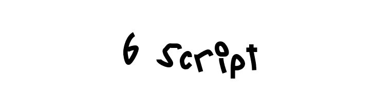6 Script Font