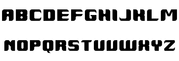 6061 Regular Font LOWERCASE