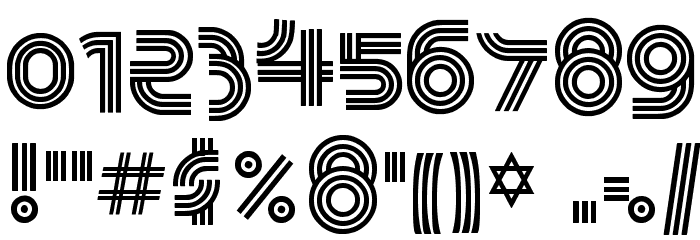 60s Pop Font OTHER CHARS