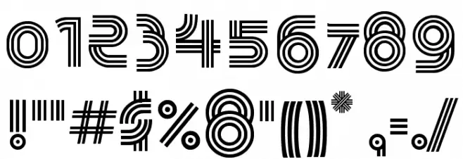 60s Pop Font OTHER CHARS