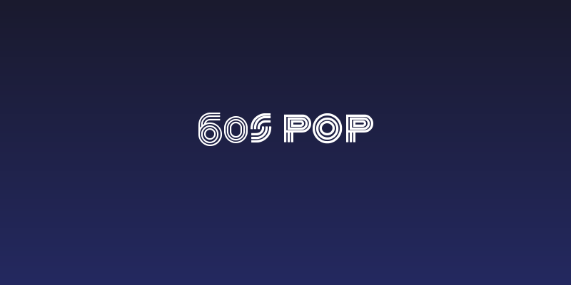 60s Pop Social Header