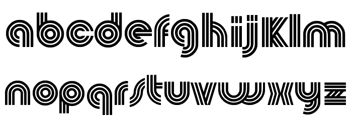 60s Pop Font LOWERCASE