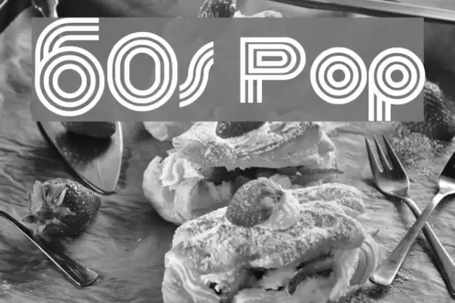 60s Pop Fonte examples