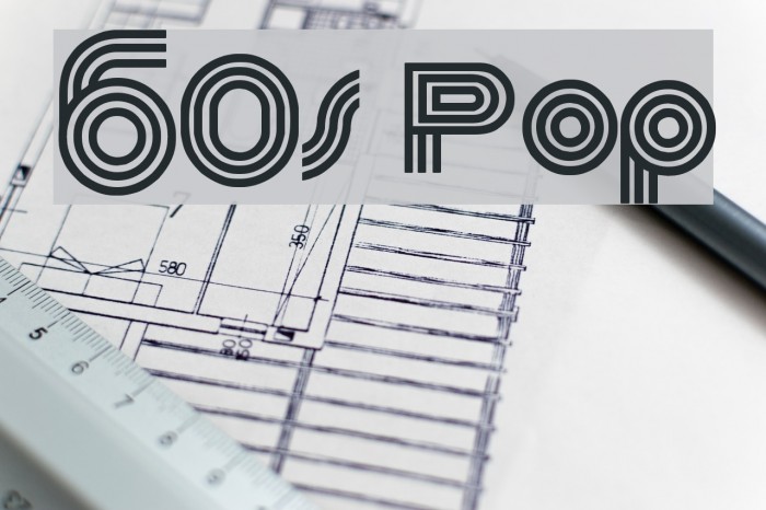 60s Pop Font examples