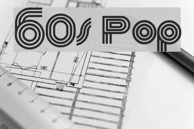 60s Pop Fonte examples
