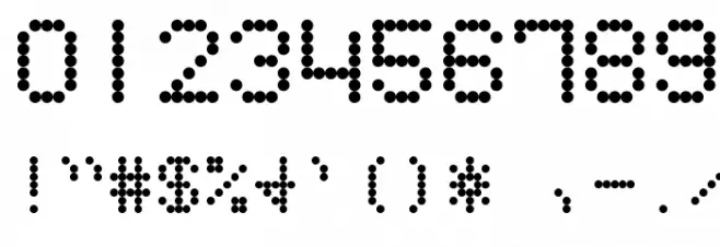 60s Scoreboard Regular Fonte OUTROS PERSONAGENS