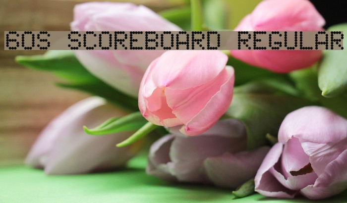 60s Scoreboard Regular لخطوط تنزيل examples