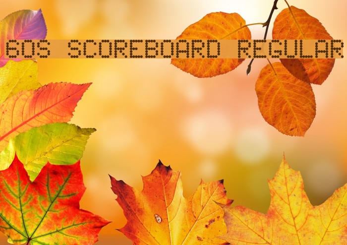 60s Scoreboard Regular لخطوط تنزيل examples