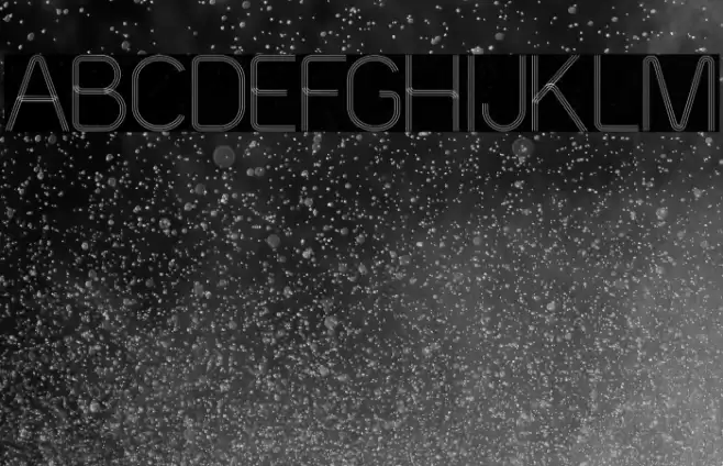 60sSTRIPE Font examples