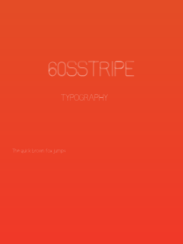 60sSTRIPE Poster