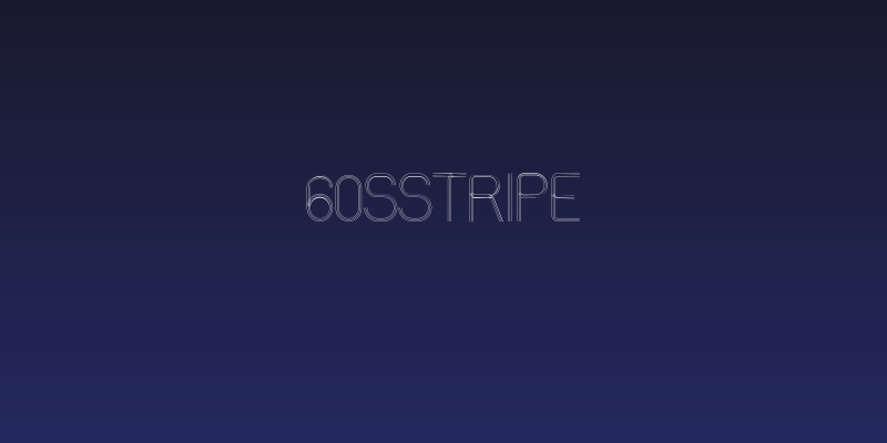 60sSTRIPE Social Header