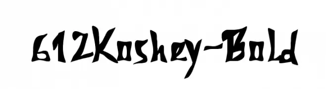 612Koshey-Bold  baixar fontes gratis