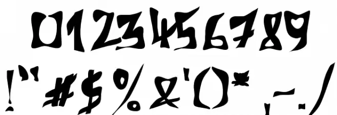 612Koshey-Bold Font OTHER CHARS