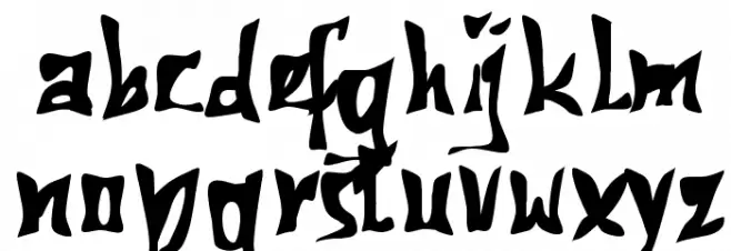 612Koshey-Bold Font LOWERCASE