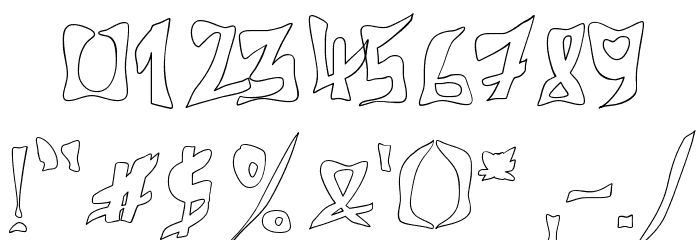 612KosheyLine-Bold Font OTHER CHARS