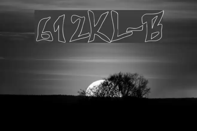 612KosheyLine-Bold Font examples