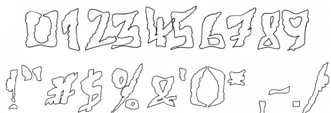 612KosheyLinePL-Bold Font OTHER CHARS