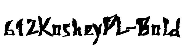 612KosheyPL-Bold لخطوط تنزيل