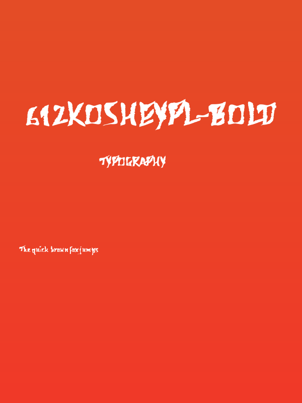 612KosheyPL-Bold Poster