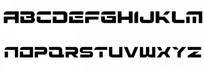 629Toonami 字体 大写