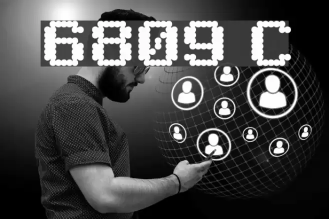 6809 Chargen Font examples