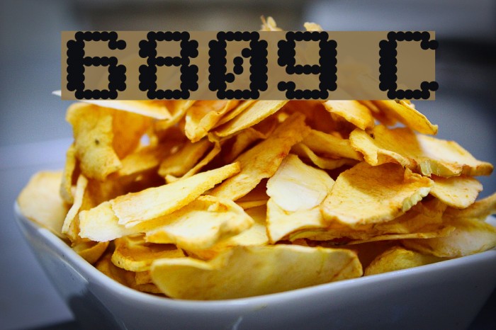 6809 Chargen Font examples