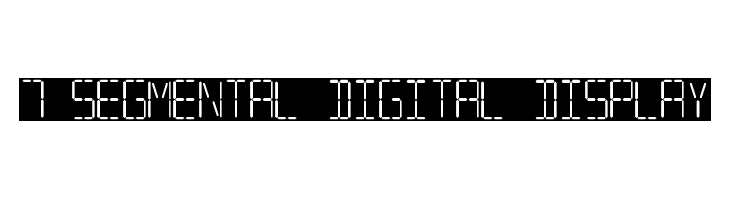 7 segmented display font italic 7 segmented display font italic