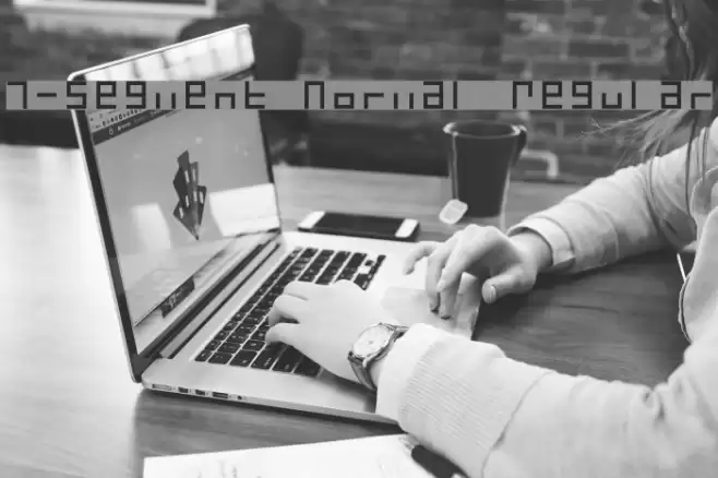 7-Segment Normal Regular フォント examples