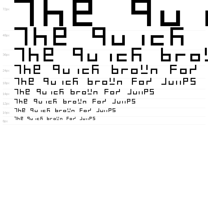 7-Segment Normal Regular Waterfall