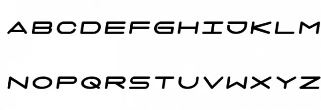 7 days fat oblique 字体 大写