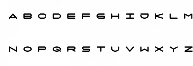 7 days fat Font LOWERCASE