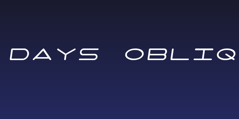 7 days oblique Social Header