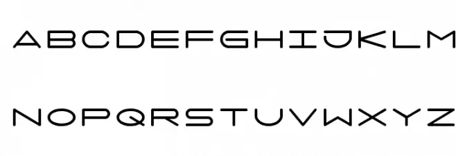 7 days Font UPPERCASE