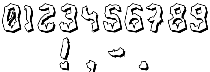700 Fudge Font OTHER CHARS