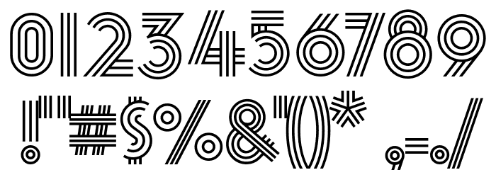 70s Disco Regular Font OTHER CHARS