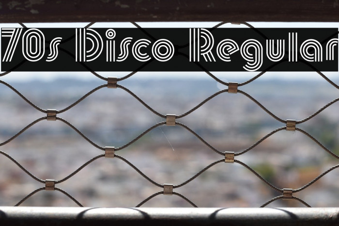 70s Disco Regular Example 1