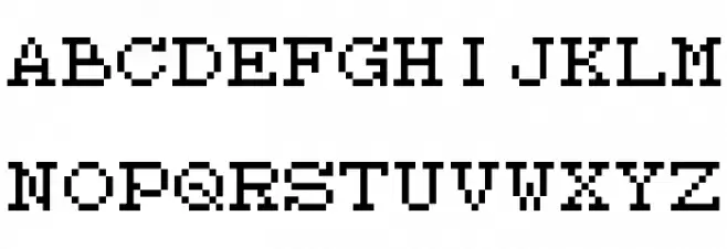 7:12 Serif Regular Шрифта ВЕРХНИЙ