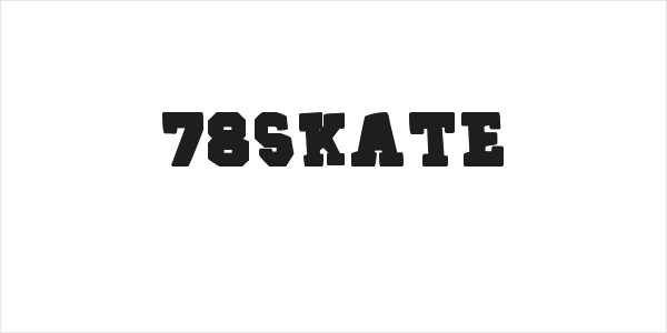 78SKATE Logo