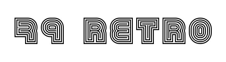 retro font retro font