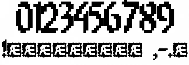 8-bit Limit BRK Fonte OUTROS PERSONAGENS