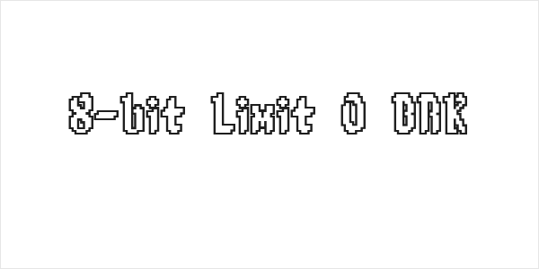 8-bit Limit O BRK Logo