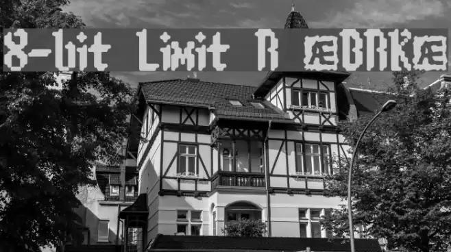 8-bit Limit R [BRK] Font examples