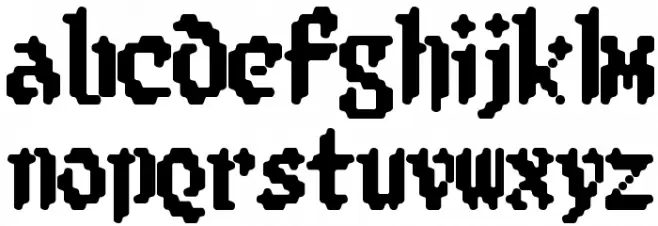 8-bit Limit R [BRK] Font Litere mici