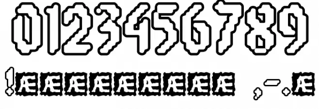 8-bit Limit RO [BRK] Font Alte caractere