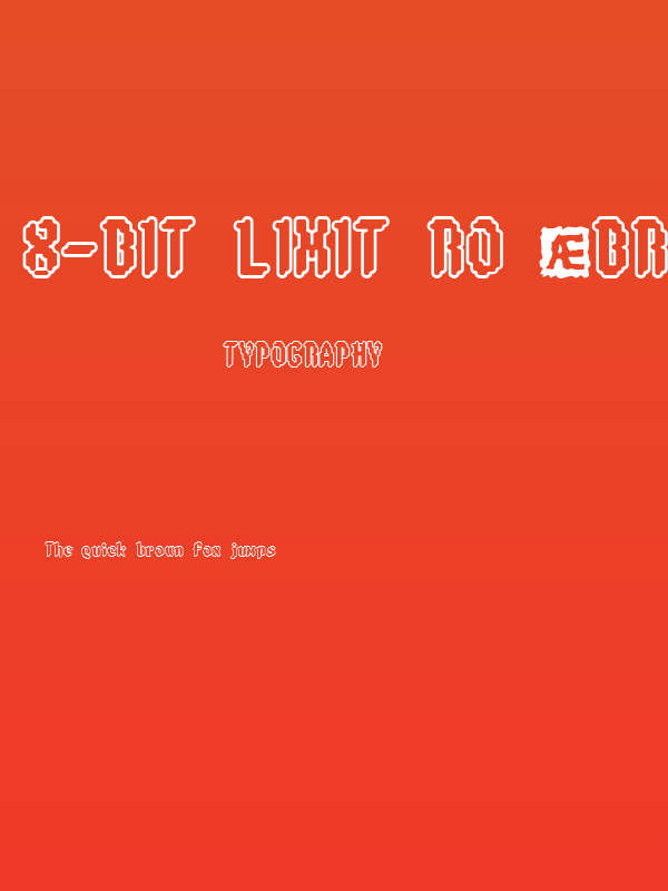 8-bit Limit RO [BRK] Poster