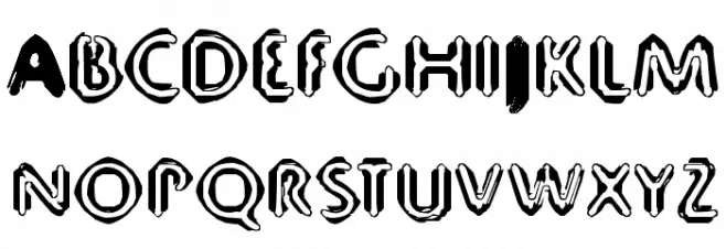 80 Decibels Font Litere mari