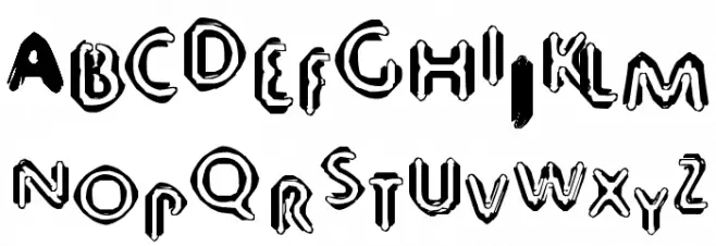 80 Decibels Font Litere mici