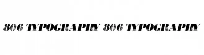 806 Typography 806 Typography  font caratteri gratis