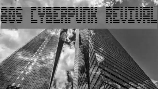 80's Cyberpunk Revival Font examples