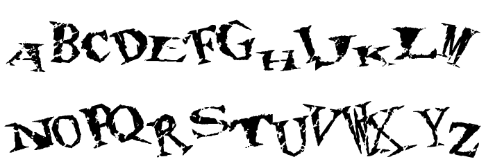 80's hero Font LOWERCASE